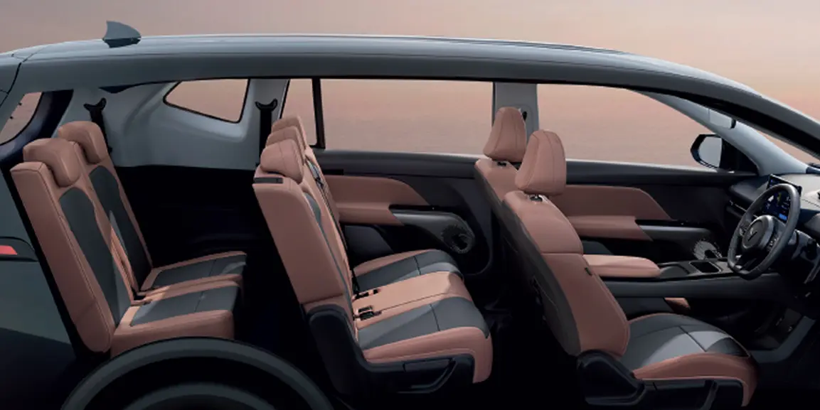 VinFast seven-seat cabin side view